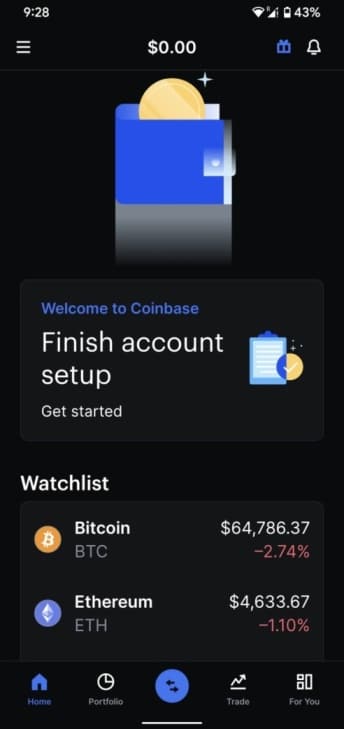 Coinbase: Buy Bitcoin & Ether