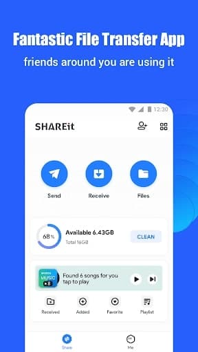 SHAREit: Transfer, Share Files