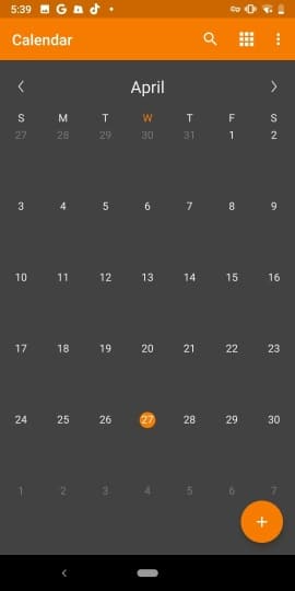 Simple Calendar